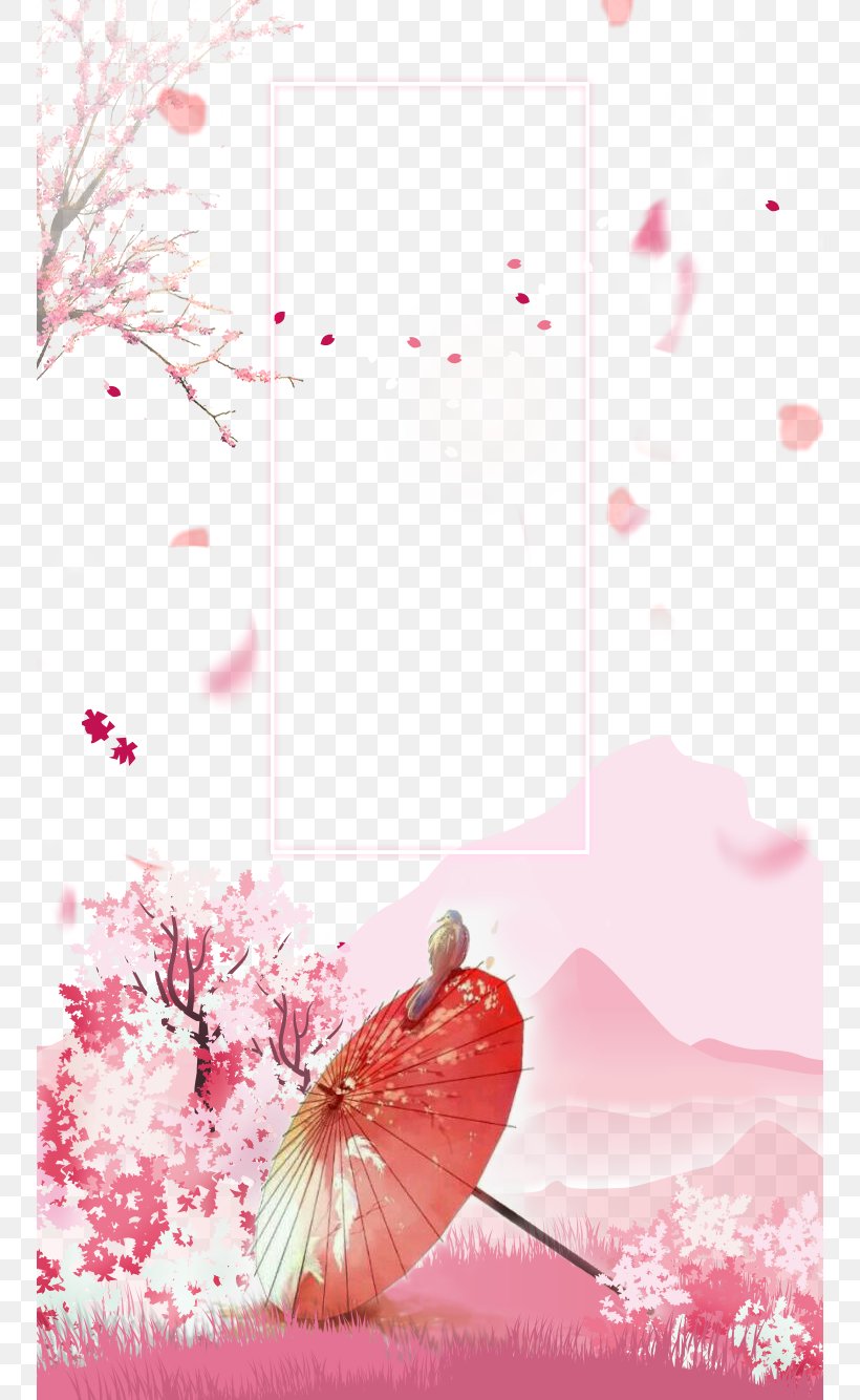 Paper Cherry Blossom Pink Wallpaper, PNG, 750x1334px, Paper, Blossom, Cherry Blossom, Floral Design, Floristry Download Free