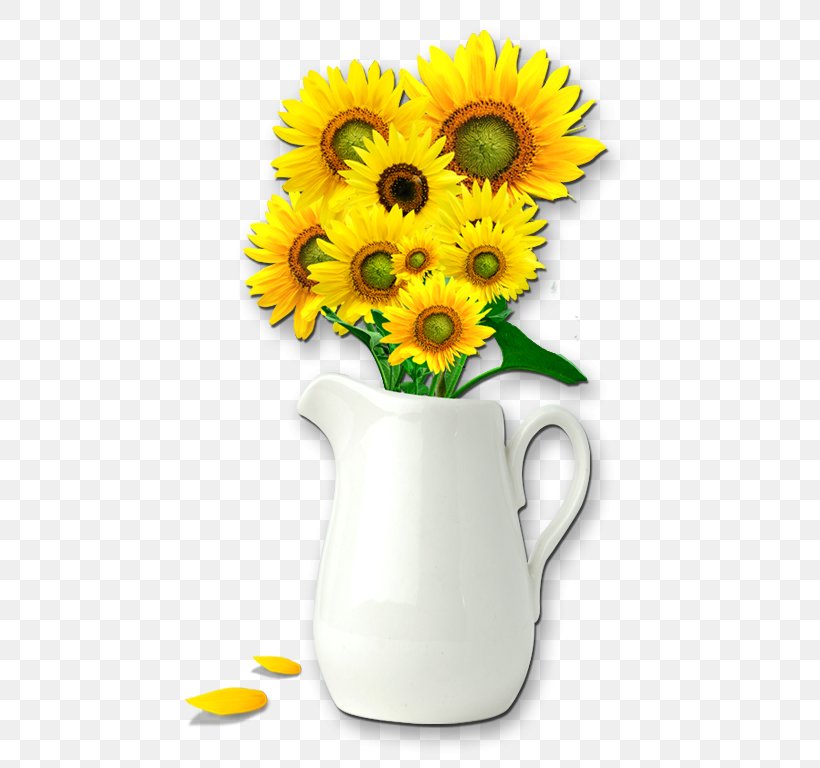 White Vase Common Sunflower, PNG, 487x768px, Vase, Coffee Cup, Common Sunflower, Cup, Cut Flowers Download Free