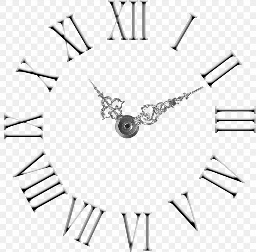 Clock Face Roman Numerals Numeral System Wall Decal, PNG, 2800x2767px, Watercolor, Cartoon, Flower, Frame, Heart Download Free