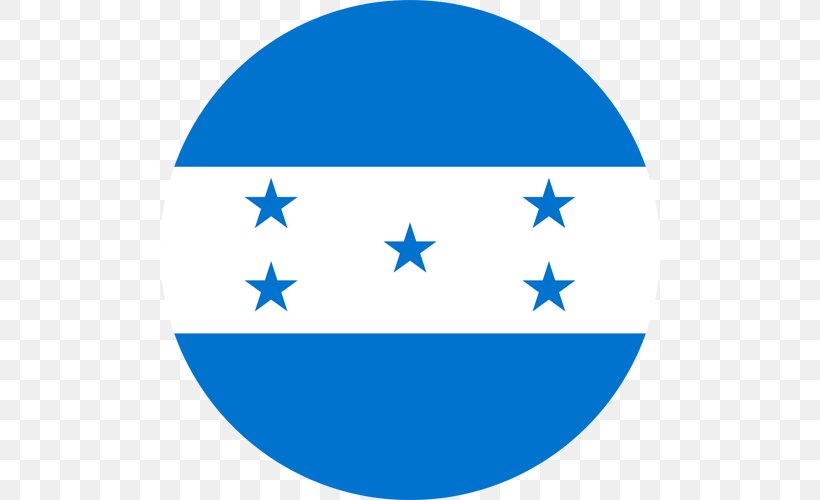 Flag Of Honduras Flag Of Chile, PNG, 500x500px, Flag Of Honduras, Area, Blue, Flag, Flag Of Chile Download Free