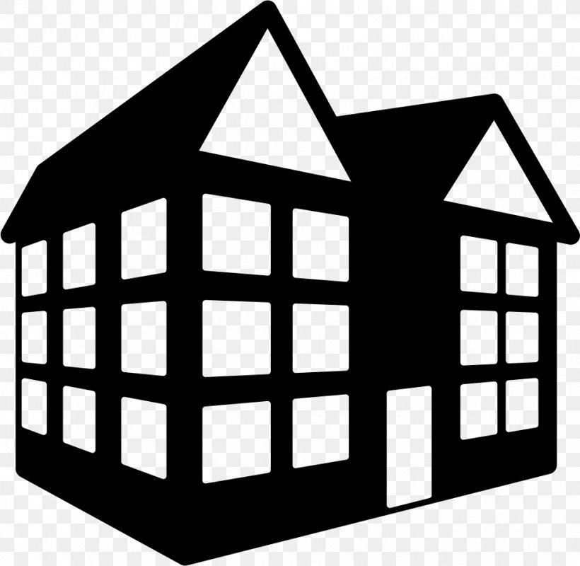 Commercial Building Clip Art Biurowiec, PNG, 981x958px, Building, Area, Biurowiec, Black And White, Brand Download Free