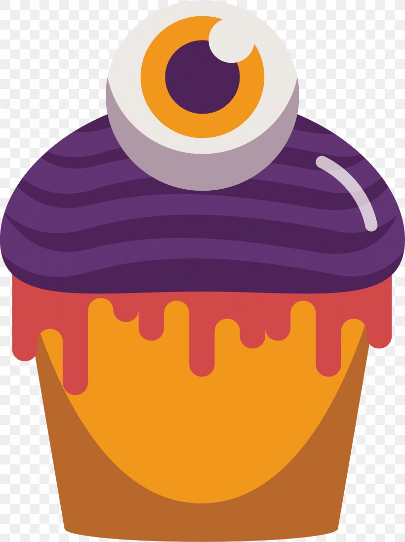 Cupcake Fruitcake Scary Eye Clip Art, PNG, 2204x2951px, Cupcake, Android, Cake, Cup, Food Download Free