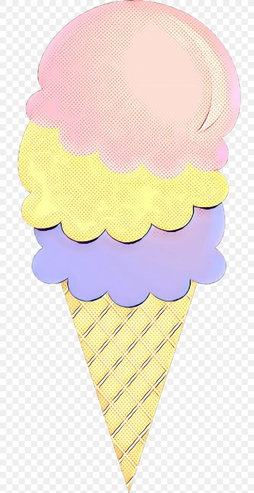 Ice Cream Cones Yellow, PNG, 900x1743px, Ice Cream, Baking Cup, Cone, Cream, Dairy Download Free
