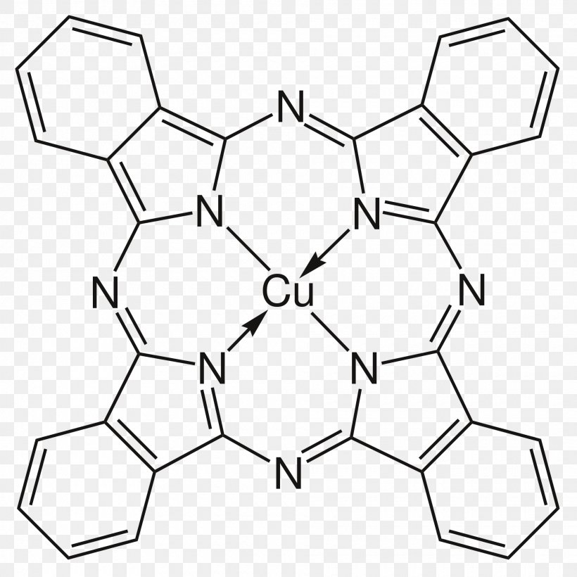 Phthalocyanine Blue BN Phthalocyanine Green G Pigment Structure, PNG, 1920x1920px, Phthalocyanine, Area, Black, Black And White, Blue Download Free