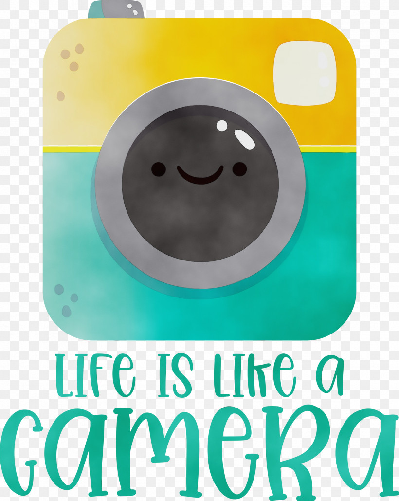 Smiley Green Meter Font Turquoise, PNG, 2390x3000px, Life Quote, Camera, Green, Life, Meter Download Free