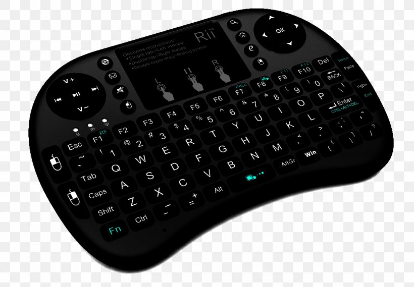 Computer Keyboard Touchpad Numeric Keypads Space Bar Rii I8, PNG, 1078x749px, Computer Keyboard, Android, Backlight, Computer, Computer Component Download Free