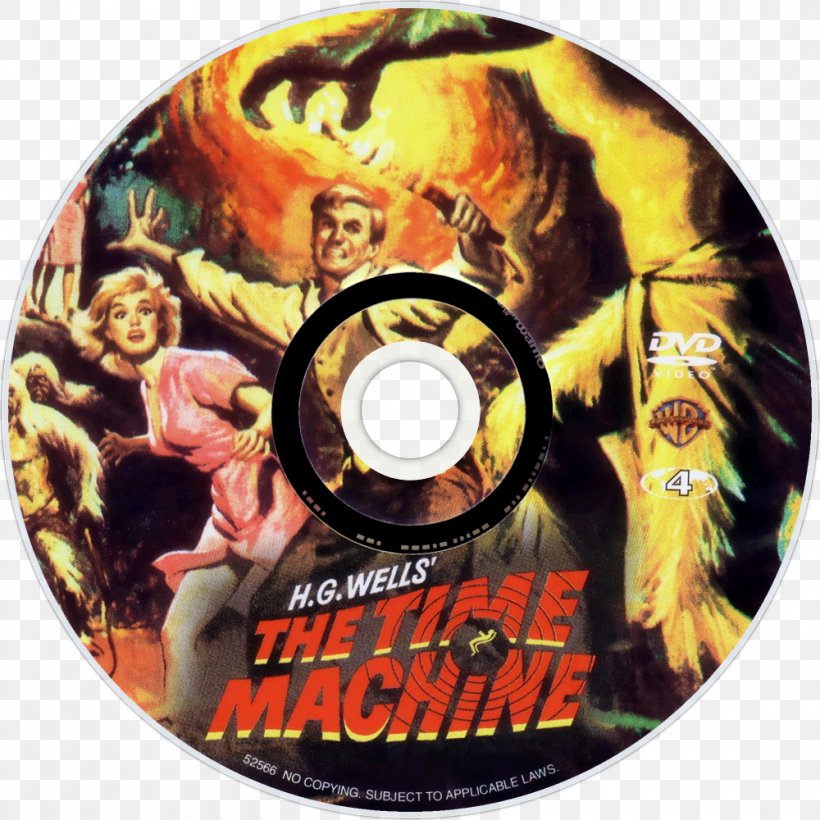 The Time Machine DVD Time Travel Film, PNG, 1000x1000px, Time Machine, Art, Bluray Disc, Compact Disc, Dvd Download Free