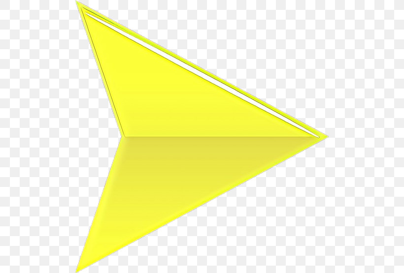 Arrow, PNG, 515x555px, Yellow, Arrow, Cone, Line, Paper Download Free