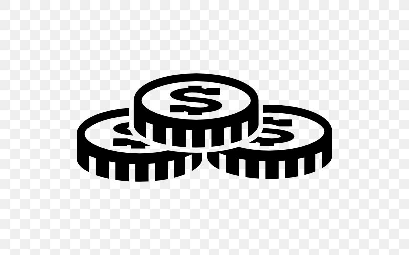 Coin Money Clip Art, PNG, 512x512px, Coin, Accounting, Black And White, Brand, Business Download Free