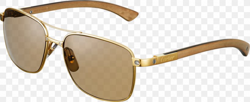 Goggles Cartier Sunglasses Gafas & Gafas De Sol, PNG, 1024x422px, Goggles, Beige, Brand, Brown, Cartier Download Free