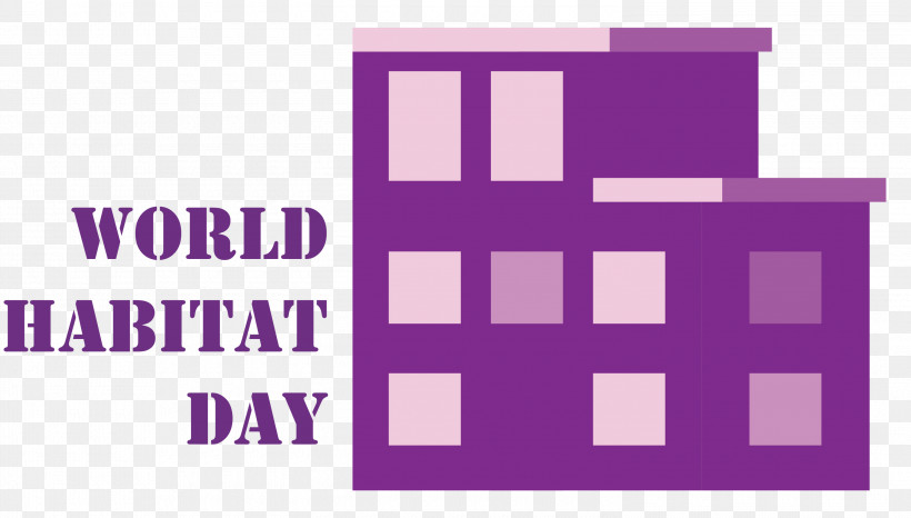 World Habitat Day, PNG, 3000x1708px, World Habitat Day, Geometry, Lavender, Line, Logo Download Free