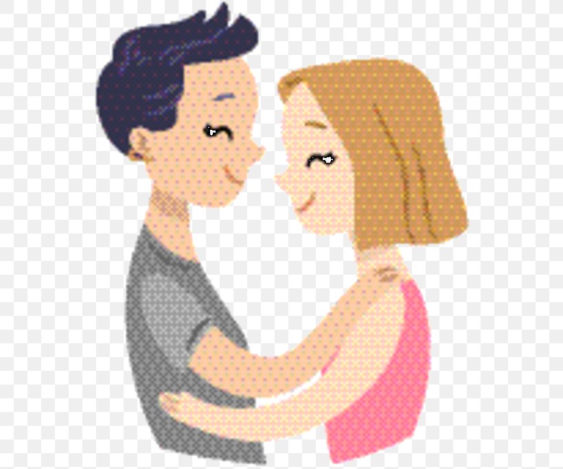 Kiss Love, PNG, 562x683px, Cartoon, Behavior, Cheek, Forehead, Gesture Download Free