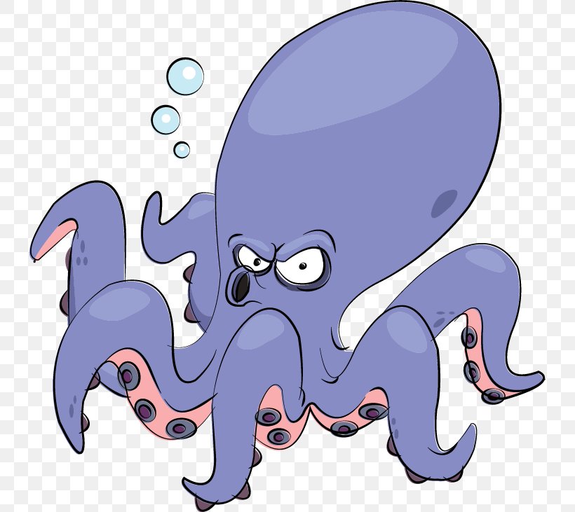 Octopus Clip Art Vector Graphics Illustration Image, PNG, 738x731px, Octopus, Animation, Cartoon, Cephalopod, Fictional Character Download Free