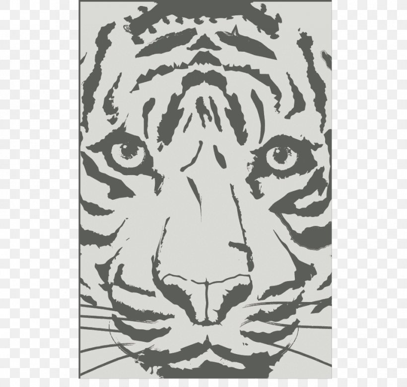 Tiger Wildlife Cat Ibiza National Park, PNG, 954x906px, Tiger, Big Cat, Big Cats, Black, Black And White Download Free