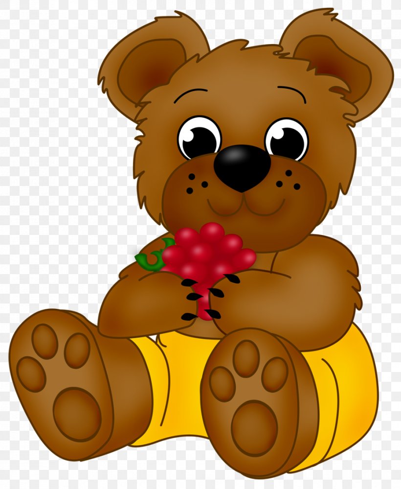 Brown Bear Hello Kitty Animation Cuteness, PNG, 929x1132px, Watercolor, Cartoon, Flower, Frame, Heart Download Free