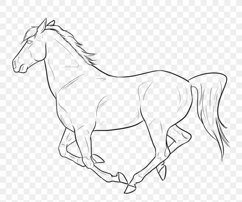 Canter And Gallop Line Art Drawing Mustang, PNG, 900x754px, Gallop, Animal Figure, Artwork, Black And White, Bridle Download Free