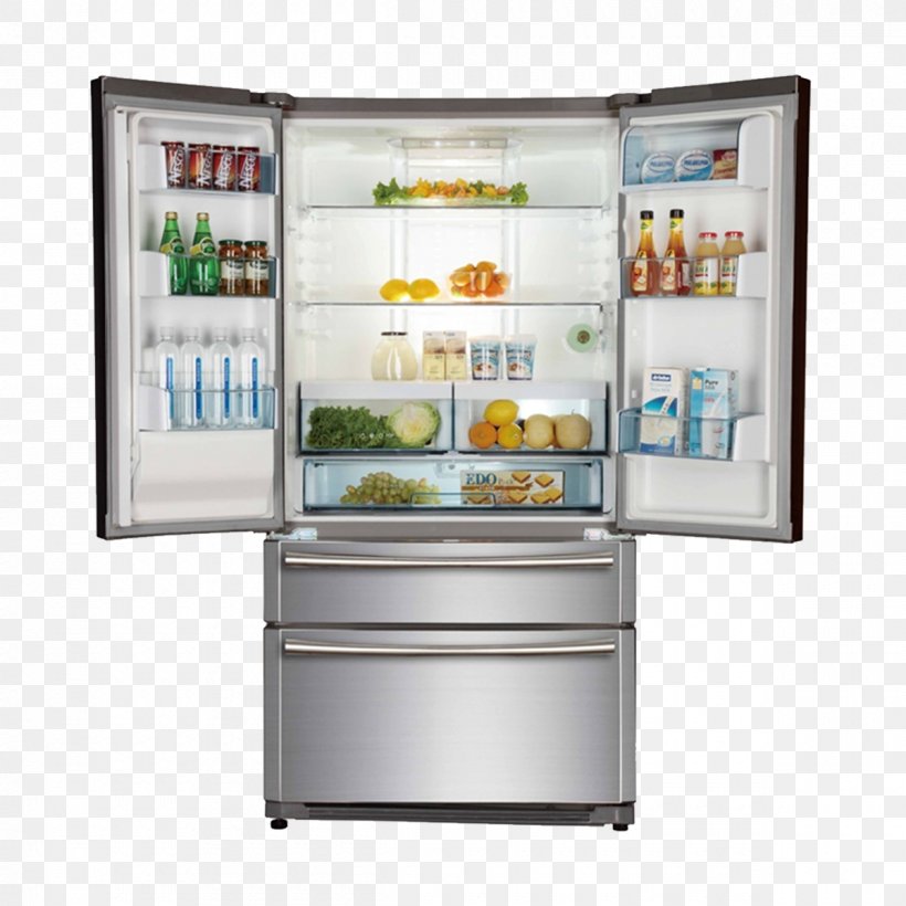 Refrigerator Haier HB22FWRSSAA Haier HRF-665ISB2 Freezers, PNG, 1200x1200px, Refrigerator, Autodefrost, Display Case, Door, Drawer Download Free