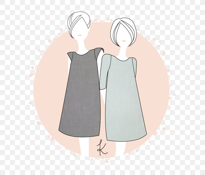 Dress T-shirt Sewing Blouse Pattern, PNG, 700x700px, Watercolor, Cartoon, Flower, Frame, Heart Download Free