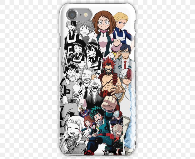 IPhone X My Hero Academia IPhone 6 Plus Mobile Phone Accessories IPhone 5s, PNG, 500x667px, Watercolor, Cartoon, Flower, Frame, Heart Download Free