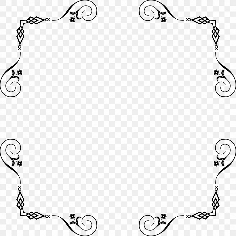 Picture Frames Borders And Frames Clip Art, PNG, 2330x2330px, Picture Frames, Area, Artwork, Bed Frame, Black Download Free