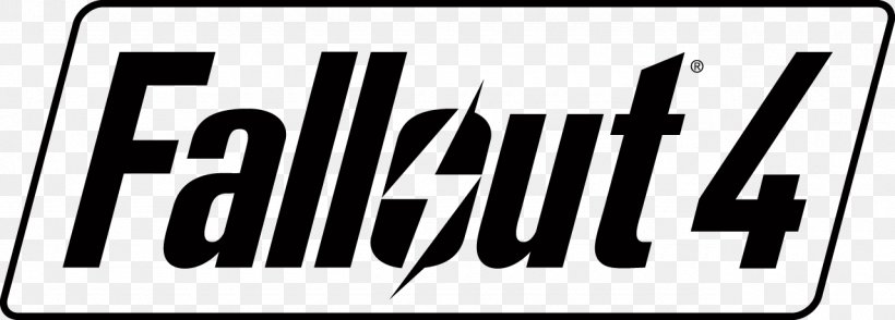 Fallout 4 Fallout: New Vegas Fallout 3 Logo, PNG, 1280x460px, Fallout 4, Area, Bitmap, Black And White, Brand Download Free