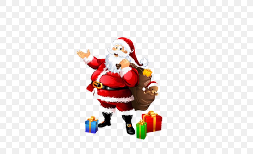 Santa Claus Christmas Gift, PNG, 500x500px, Santa Claus, Bombka, Christmas, Christmas Decoration, Christmas Ornament Download Free