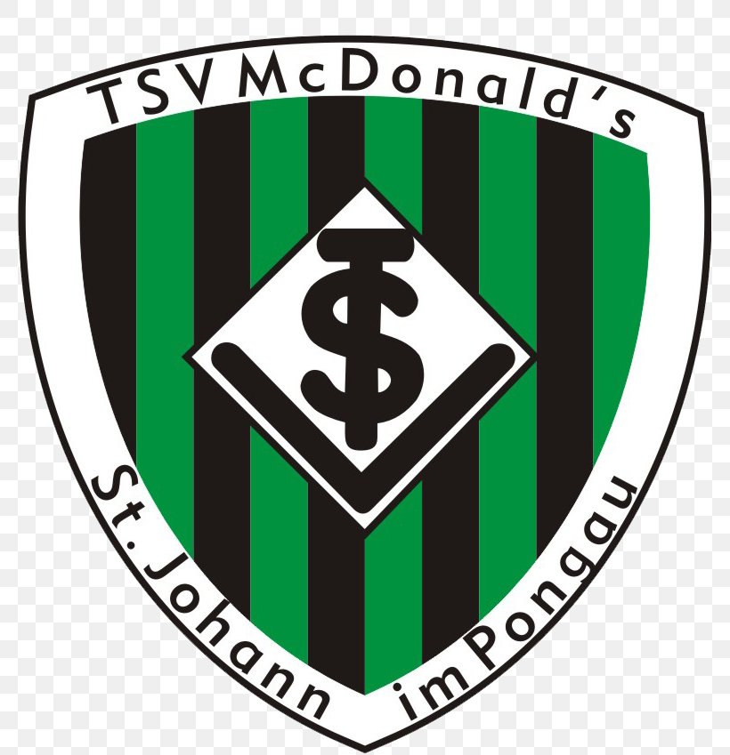 TSV McDonald's St. Johann TSV St. Johann McDonald Logo, PNG, 779x849px, Logo, Area, Brand, Emblem, Green Download Free