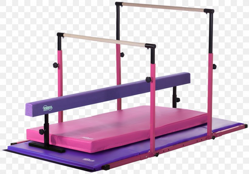 gymnastics mat and beam