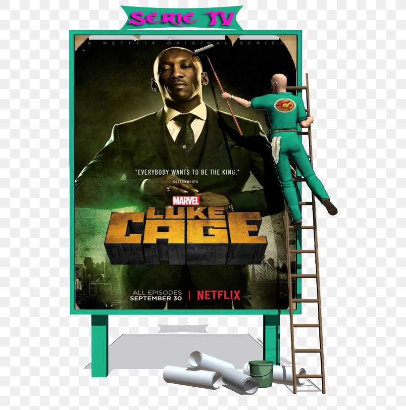 Luke Cage Cottonmouth Mahershala Ali Black Mariah Cade Yeager, PNG, 552x828px, Luke Cage, Actor, Advertising, Billboard, Cade Yeager Download Free