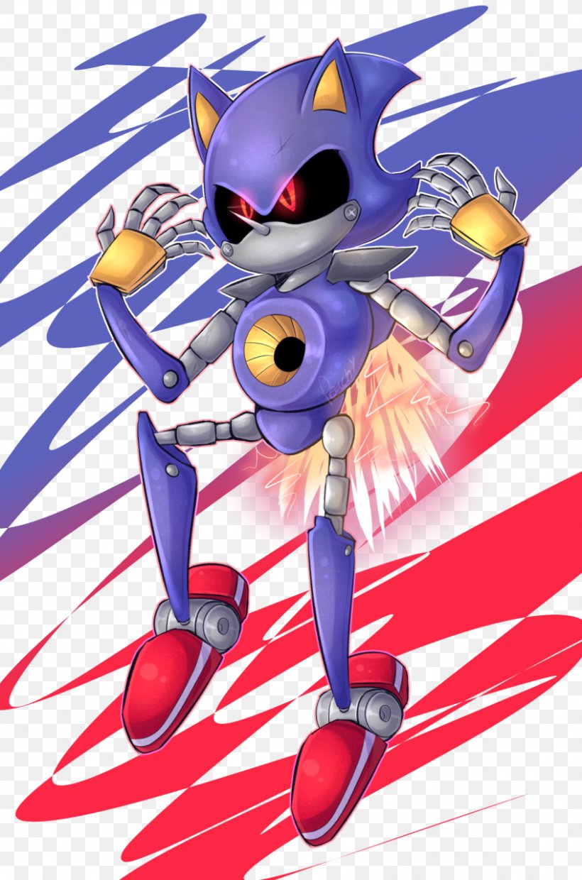 Metal Sonic Sonic Mania Video Game Drawing Ice Cream, PNG, 846x1280px,  Watercolor, Cartoon, Flower, Frame, Heart