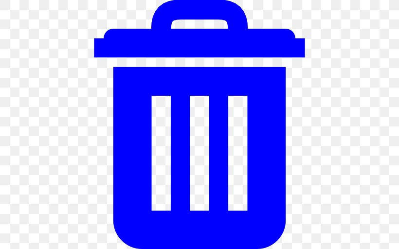 Rubbish Bins & Waste Paper Baskets Recycling Bin, PNG, 512x512px, Rubbish Bins Waste Paper Baskets, Area, Blue, Brand, Electric Blue Download Free