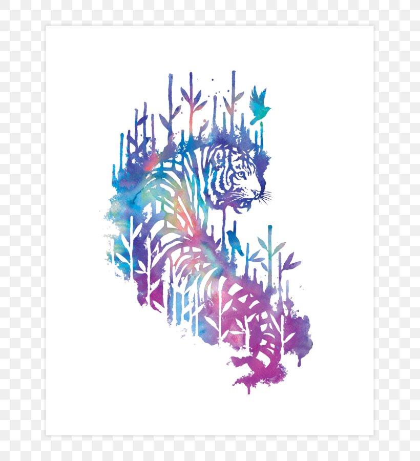 Tiger Illustration Watercolor Painting Art, PNG, 740x900px, Tiger, Abstract Art, Art, Art Museum, Artist Download Free