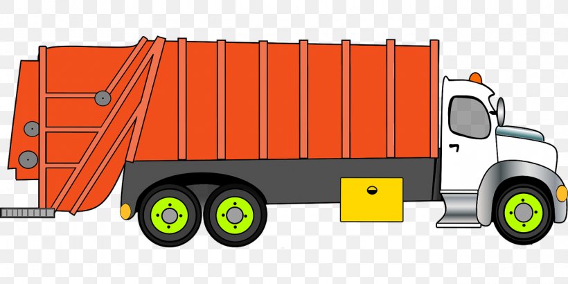 Garbage Truck Pickup Truck Car Waste, PNG, 1280x640px, Garbage Truck, Automotive Design, Brand, Car, Cargo Download Free