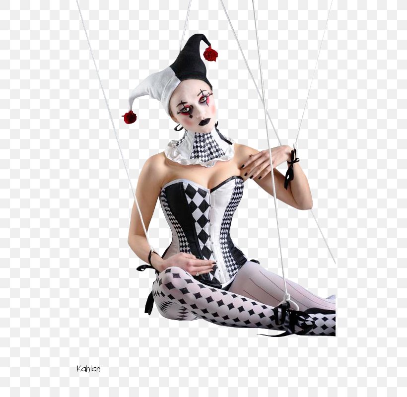 Harlequin Costume Circus Pierrot Corset, PNG, 533x800px, Harlequin, Black And White, Bustle, Circus, Clothing Download Free