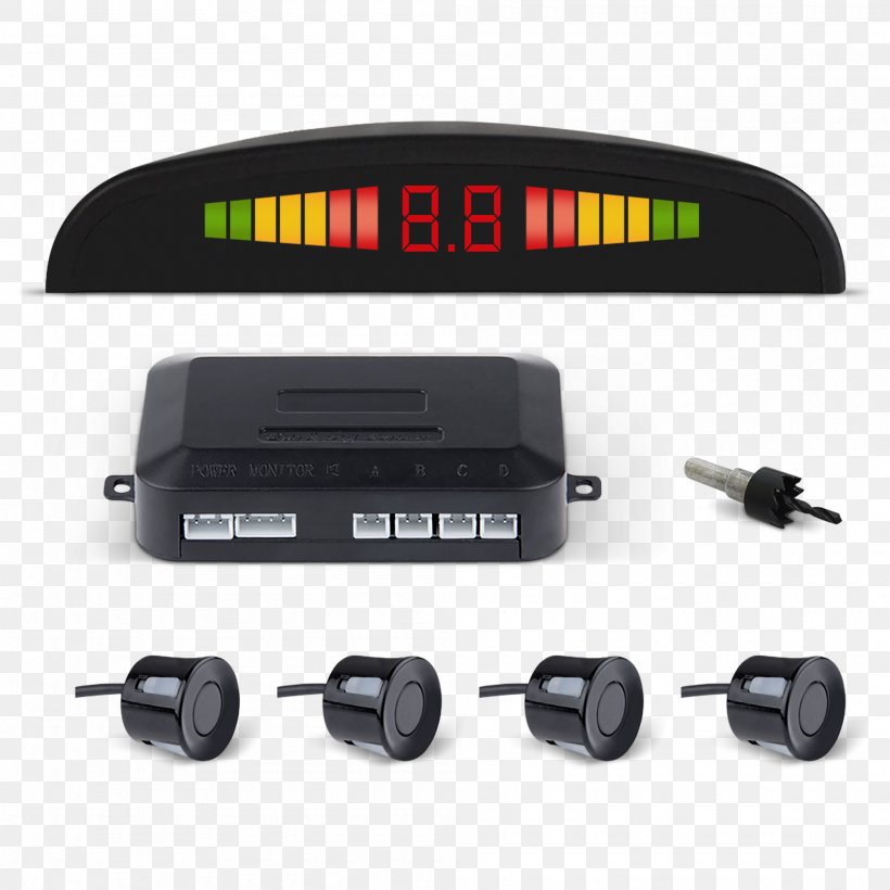 Parking Sensor Light-emitting Diode Sound Car, PNG, 2000x2000px, Sensor, Apparaat, Audio, Audio Equipment, Bestprice Download Free