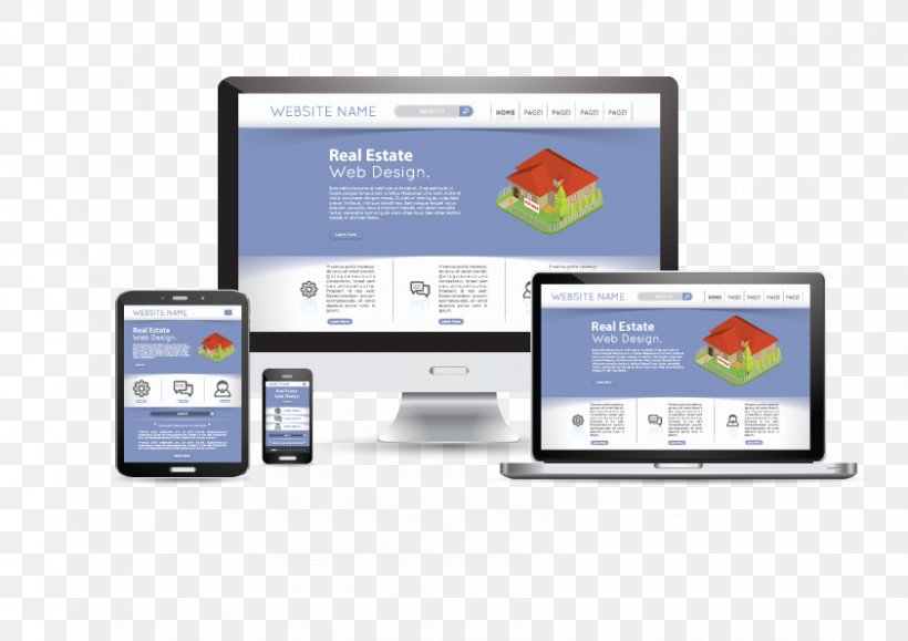 Responsive Web Design Web Development, PNG, 842x595px, Responsive Web Design, Bounce Rate, Brand, Communication, Computer Monitor Download Free