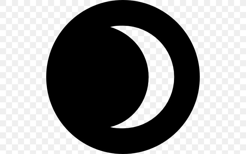 Lunar Eclipse Icon Design Symbol Clip Art, PNG, 512x512px, Lunar Eclipse, Black, Black And White, Crescent, Eclipse Download Free