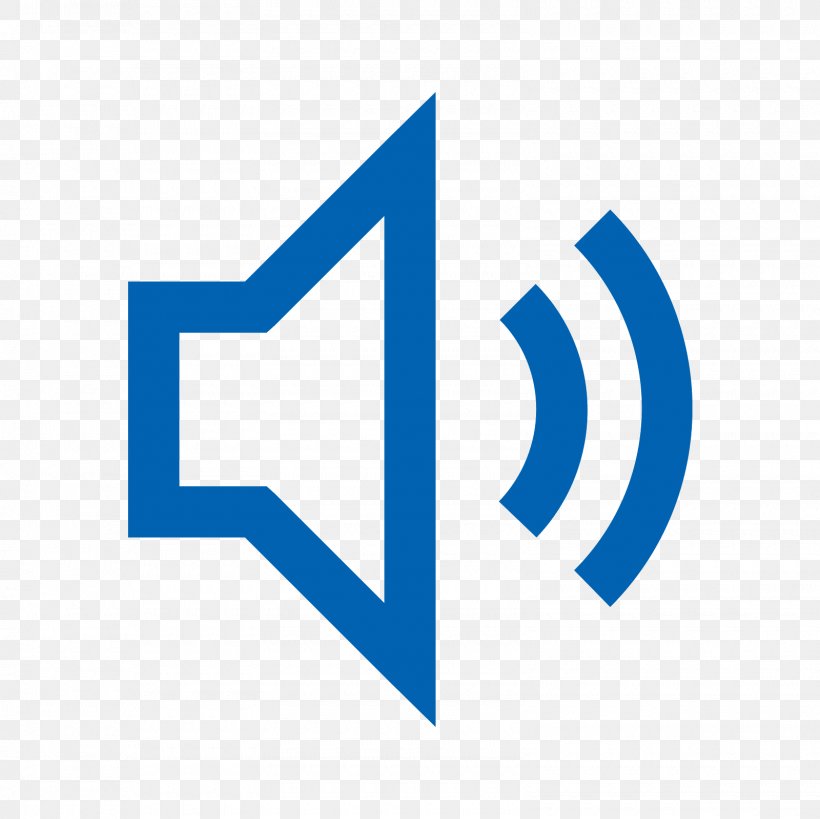 Sound Icon Loudspeaker, PNG, 1600x1600px, Sound Icon, Acoustic Wave, Area, Blue, Brand Download Free