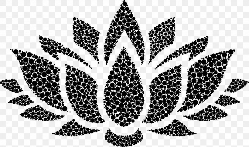 Nelumbo Nucifera Silhouette Flower Clip Art, PNG, 2286x1353px, Nelumbo Nucifera, Black And White, Drawing, Flora, Flower Download Free