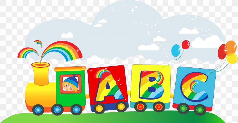 Toy Train Cartoon Royalty-free, PNG, 3351x1737px, Train, Area, Art, Cartoon,  Drawing Download Free
