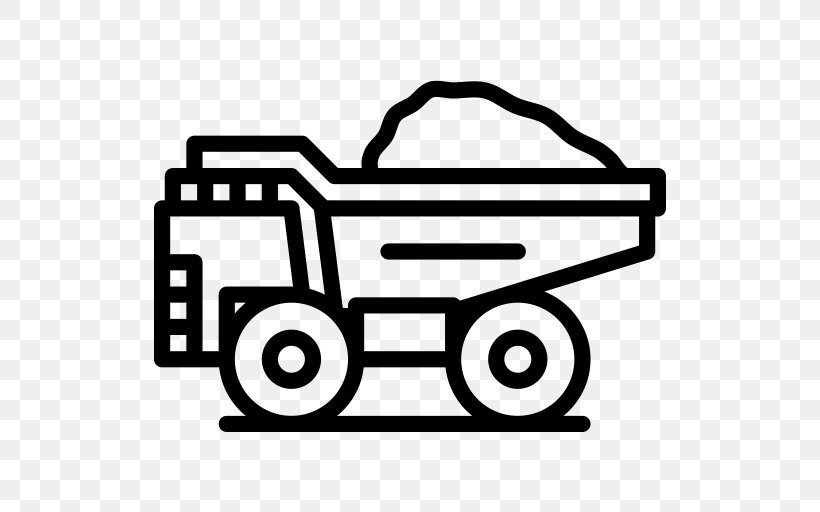 Car Dump Truck Clip Art, PNG, 512x512px, Car, Area, Black And White, Box Truck, Brand Download Free