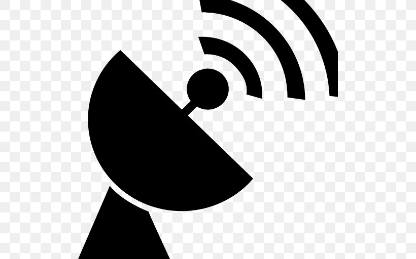 Satellite Radio Satellite Radio Broadcasting, PNG, 512x512px, Radio, Black, Black And White, Brand, Broadcasting Download Free