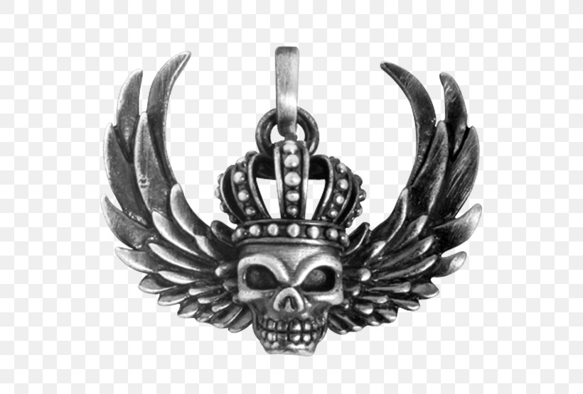 Skull Human Skeleton Crown, PNG, 555x555px, Skull, Black And White, Charms Pendants, Crown, Film Download Free