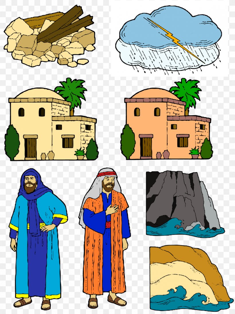 House On The Rock Bible Parable Of The Wise And The Foolish Builders New Testament Gospel Of Matthew, PNG, 1151x1541px, House On The Rock, Art, Artwork, Bible, Cartoon Download Free