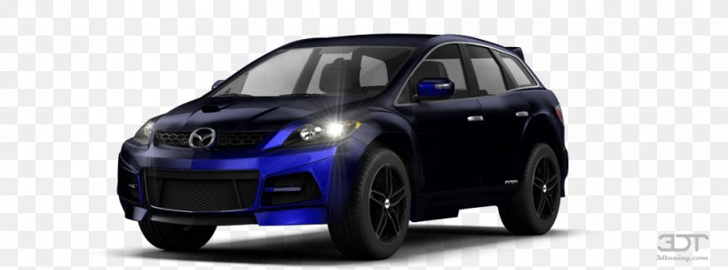 Mazda CX-7 Compact Car Mid-size Car City Car, PNG, 1004x373px, Mazda Cx7, Alloy Wheel, Automotive Design, Automotive Exterior, Automotive Tire Download Free