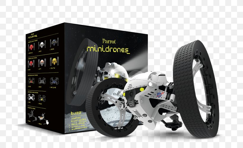 Parrot AR.Drone Parrot Jumping Race Drone Unmanned Aerial Vehicle Parrot MiniDrones Rolling Spider NYA Parrot Jumping Sumo, PNG, 750x500px, Parrot Ardrone, Auto Part, Automotive Tire, Automotive Wheel System, Brand Download Free