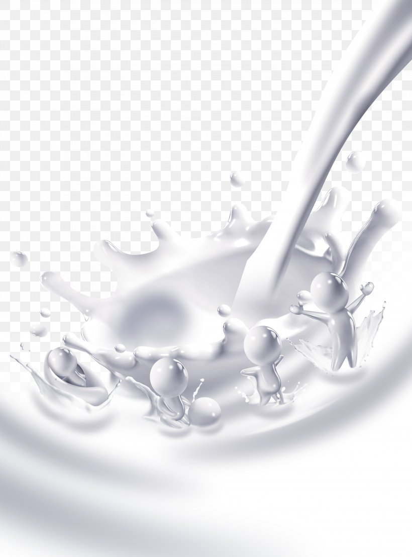 Powdered Milk Cow's Milk Advertising Poster, PNG, 3354x4535px, Milk, Advertising, Baby Formula, Black And White, Cattle Download Free