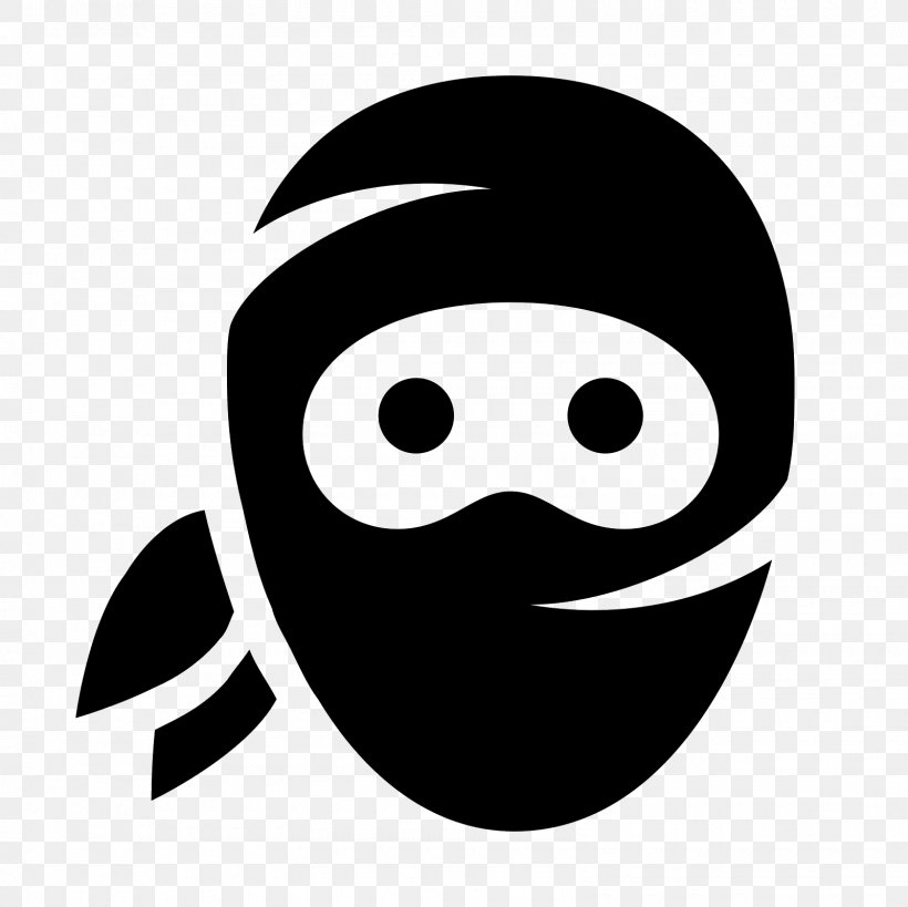 Human Head Face Ninja, PNG, 1600x1600px, Head, Beak, Black And White, Face, Facial Expression Download Free