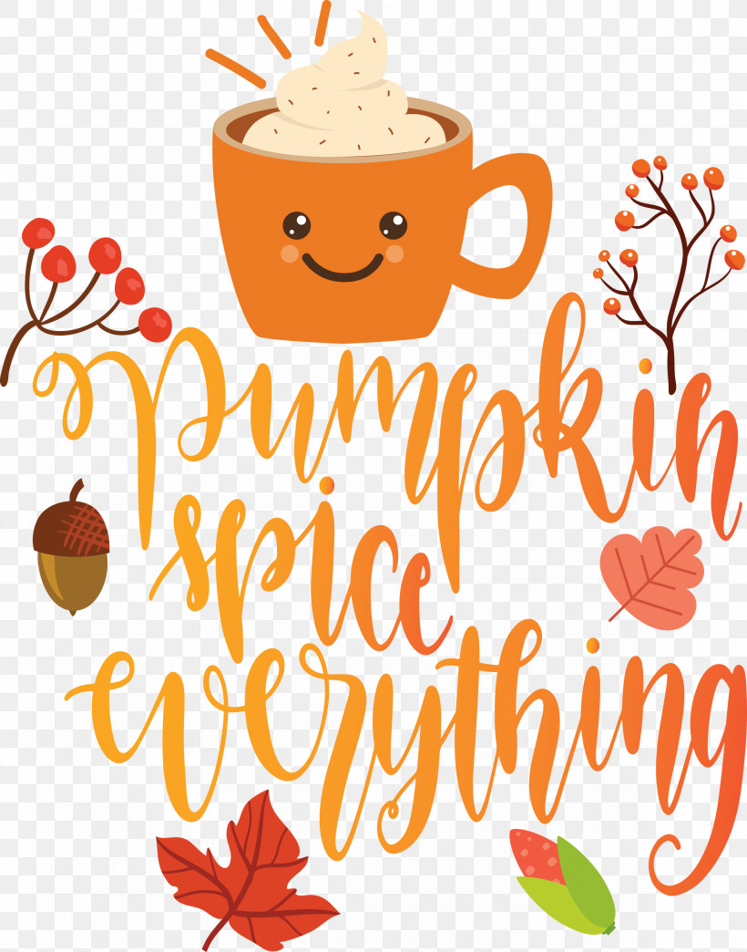 Pumpkin Spice Everything Pumpkin Thanksgiving, PNG, 2355x3000px, Pumpkin Spice Everything, Autumn, Cartoon, Drawing, Pumpkin Download Free
