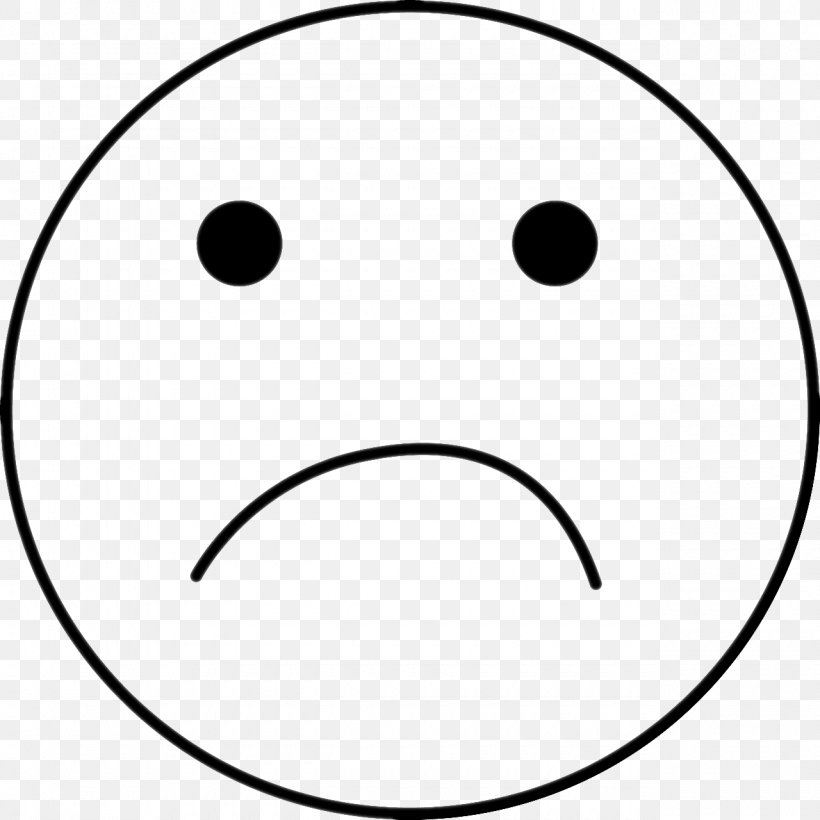 Sadness Smiley Clip Art, PNG, 1280x1280px, Sadness, Area, Black, Black And White, Child Download Free